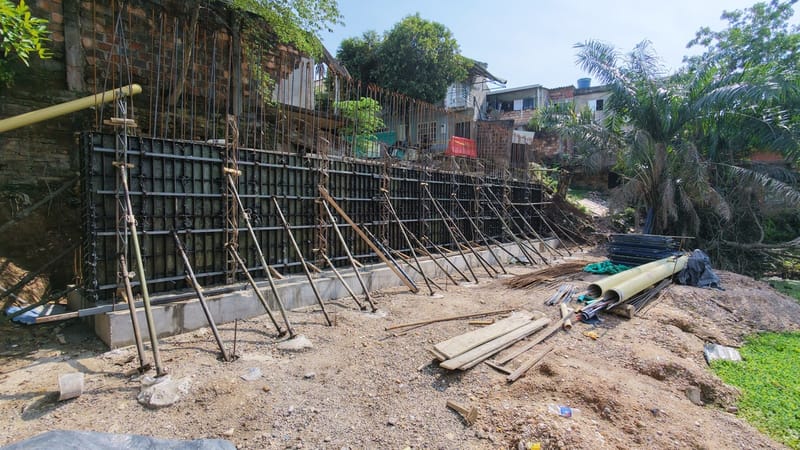 Muro de contención disminuye riesgo de inundación en la Isla del Zapato en Barrancabermeja imagen de la publicación