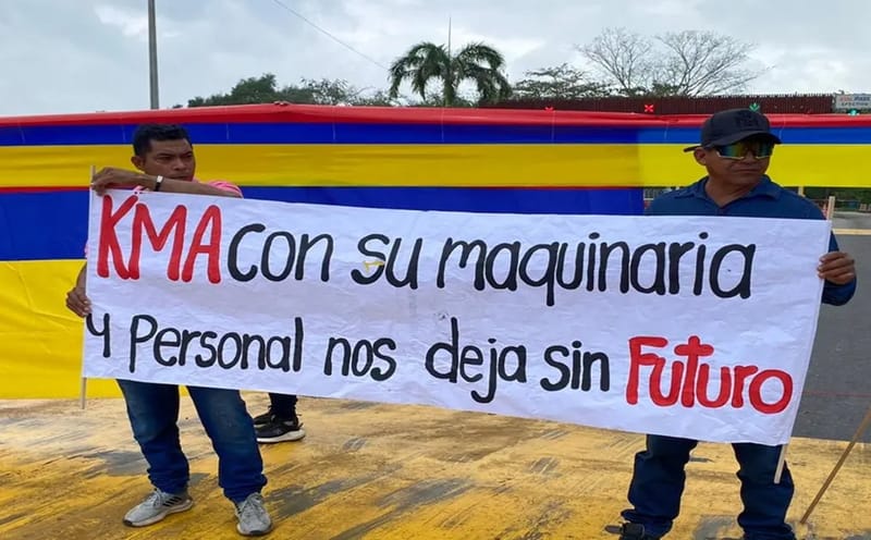 Volqueteros bloquean La Lizama y La Fortuna en Santander imagen de la publicación