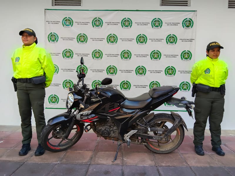 Recuperan en San Gil motocicleta que había sido hurtada en Bucaramanga imagen de la publicación
