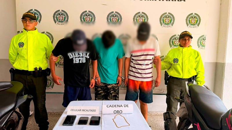 Trío de ratas cayó ante la ley en Landázuri imagen de la publicación