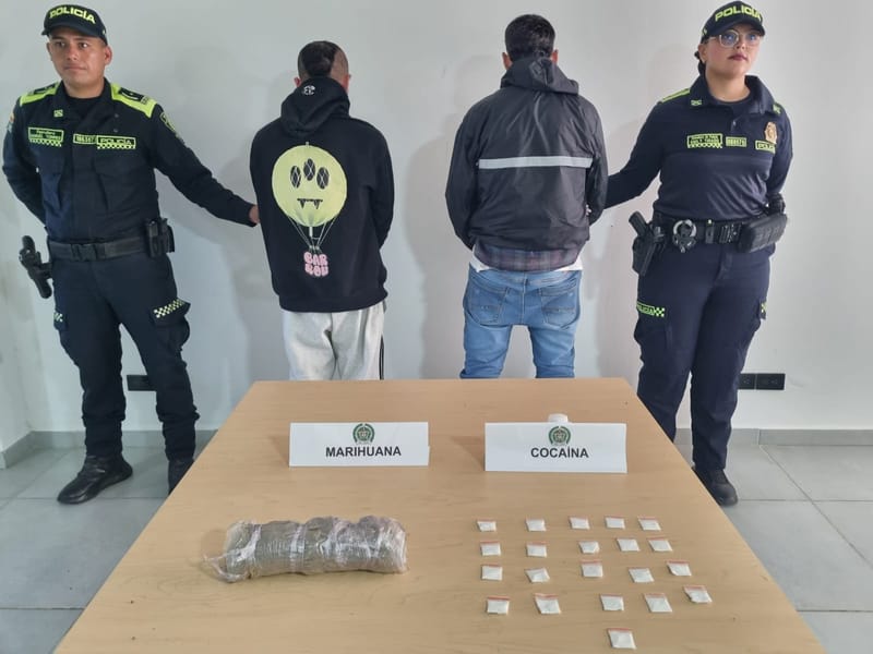 Dos capturados en Zapatoca por presunto microtráfico imagen de la publicación
