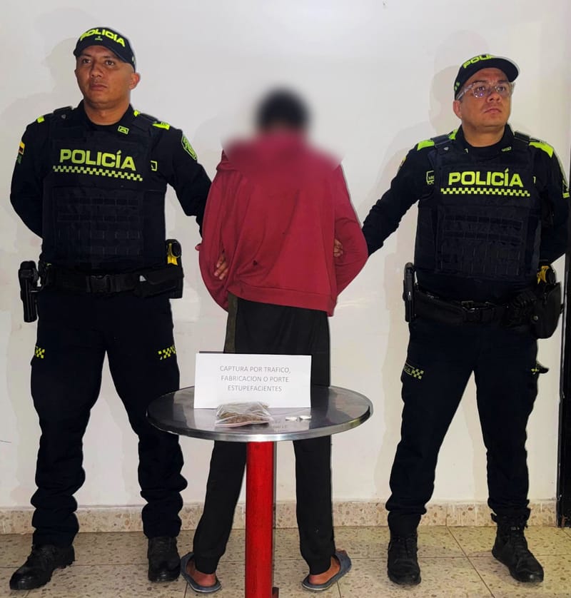 Capturado con más de 78 dosis de estupefacientes en Rionegro imagen de la publicación