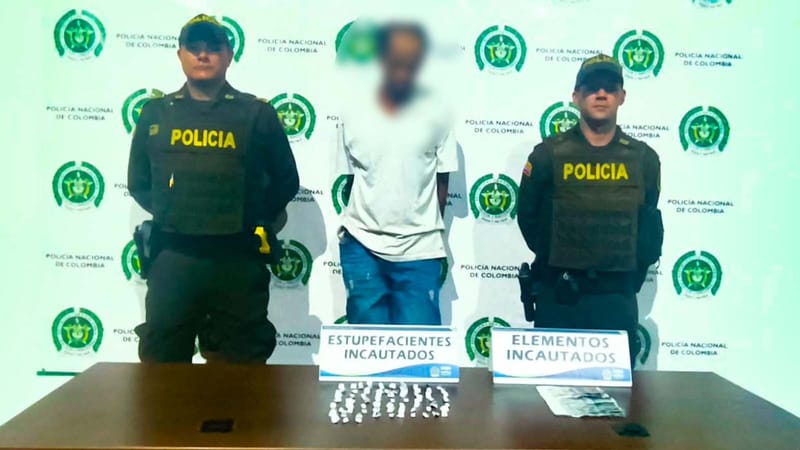 Capturan a hombre con 71 dosis de bazuco en San Gil imagen de la publicación
