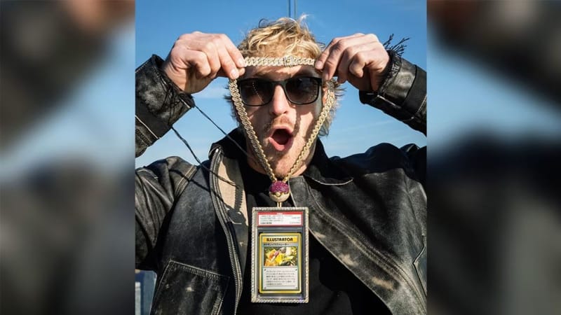 Logan Paul hizo historia y vendió la carta de pokemón más cara de todos los tiempos imagen de la publicación