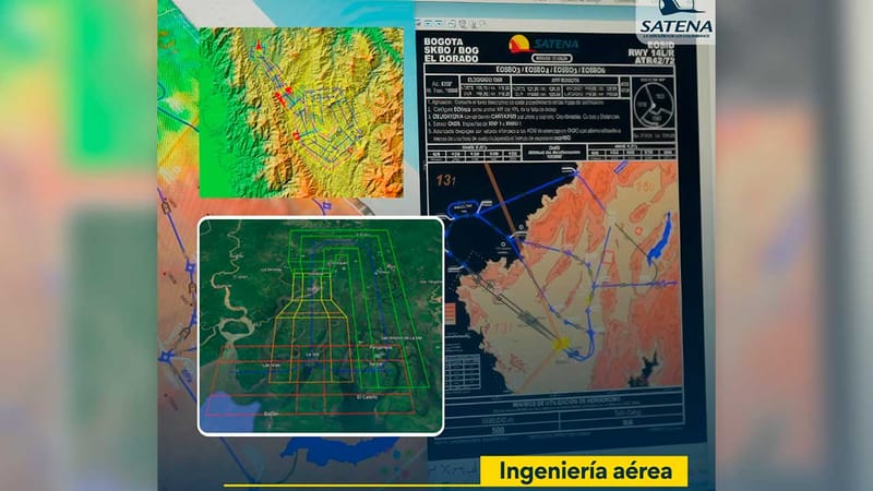 Satena diseñó sus propias cartas de aeronavegación para operar en territorios de alta complejidad geográfica imagen de la publicación