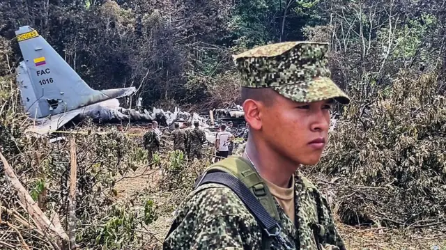 Comandante de la FAC aseguró que avión siniestrado no era “chatarra”, como dijo Petro. ¿Será que lo hizo quedar mal? imagen de la publicación