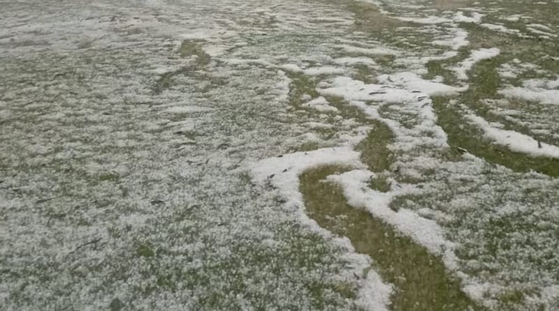 Calamidad pública en Encino por  granizada que deja 20 familias damnificadas imagen de la publicación