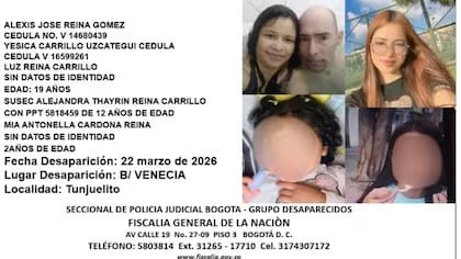 Familia entera fue reportada como desaparecida imagen de la publicación