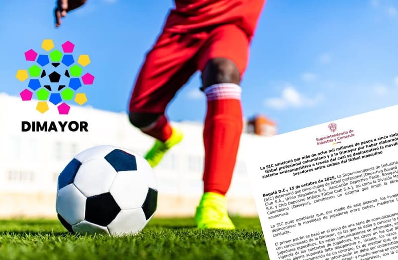 Se suspende sanción millonaria a clubes colombianos imagen de la publicación