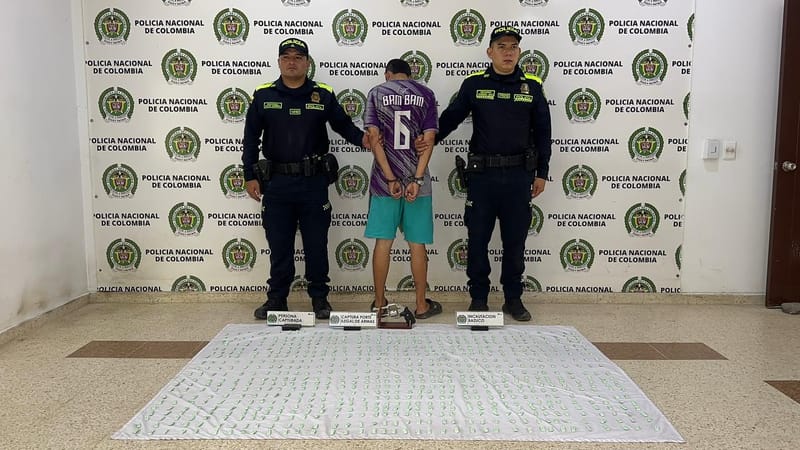 Caen joven y menor con arma y 760 dosis de marihuana en Floridablanca imagen de la publicación