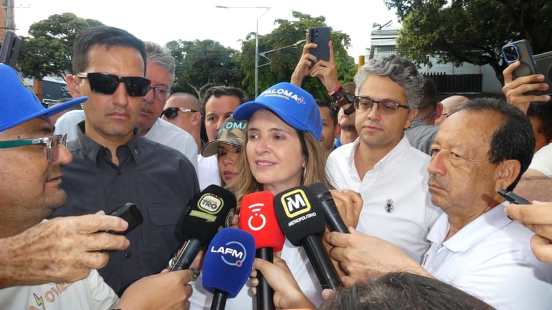 Apoteósico recibimiento a Paloma Valencia en Santander imagen de la publicación