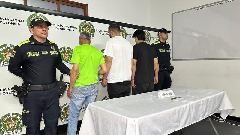 Capturados tres sujetos que asesinaron a un adulto mayor en Girón imagen de la publicación