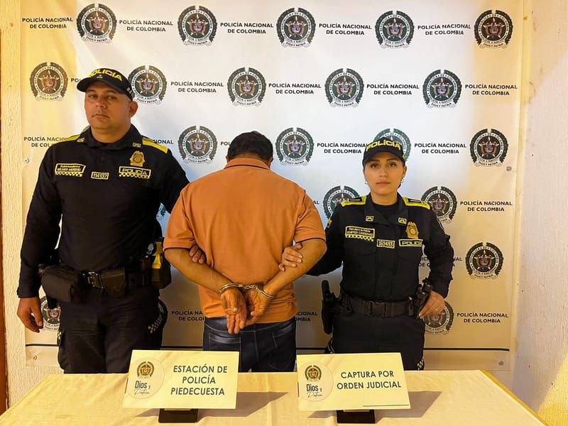 Tras años prófugo, capturan en Piedecuesta a hombre condenado a 25 años por abuso sexual agravado imagen de la publicación
