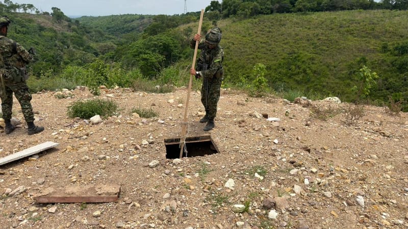 Bajo tierra el ELN ocultaba producción cocalera en el Cesar imagen de la publicación
