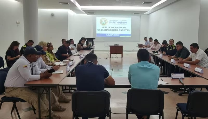 Taxista anuncian bloqueos en vía al Aeropuerto Palonegro imagen de la publicación
