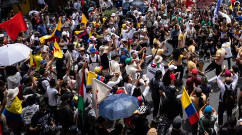Marcha de los trabajadores fue pacífica en Bucaramanga imagen de la publicación