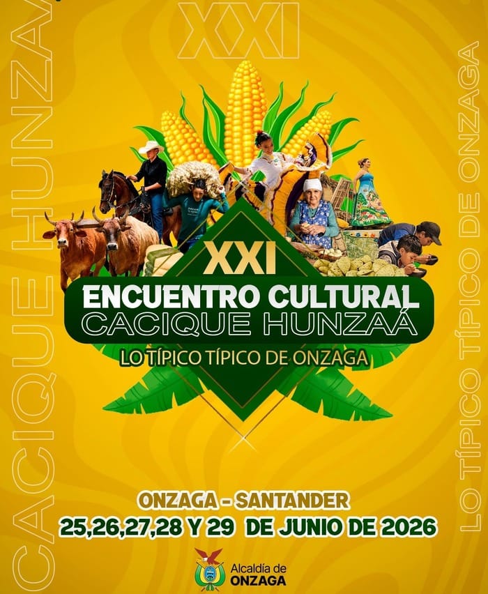 Onzaga lista para el XXI Encuentro Cultural Cacique Hunzaá imagen de la publicación