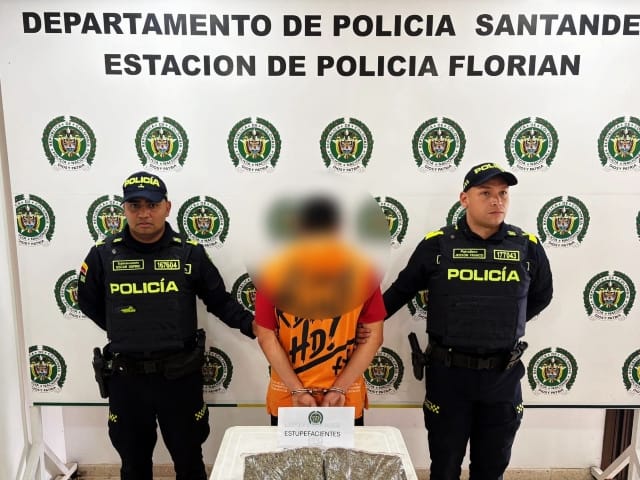 Capturado en pleno parque de Florian con más de un kilo de marihuana imagen de la publicación